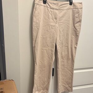 Loft Linen ankle, curvy pencil Pants